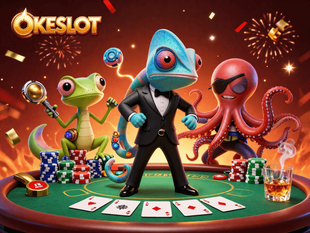 Menangkan permainan slot online di OKESLOT dengan bonus besar dan peluang tinggi!
