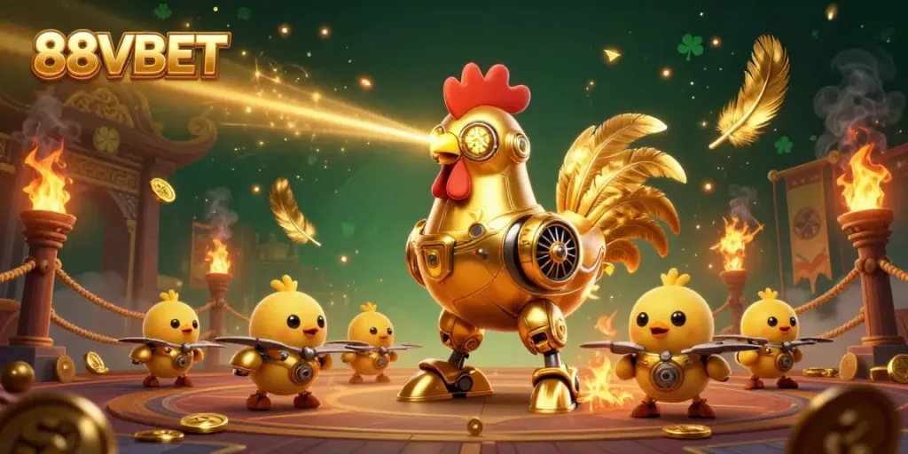 Exploring exciting gaming under the 88VBET banner with dynamic characters and rich casino elements.