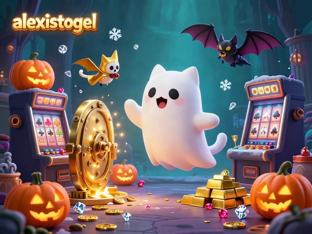 Gambarkan momen seru di dunia togel online dengan alexistogel menghadirkan karakter kucing hantu dan kelelawar di kasino.