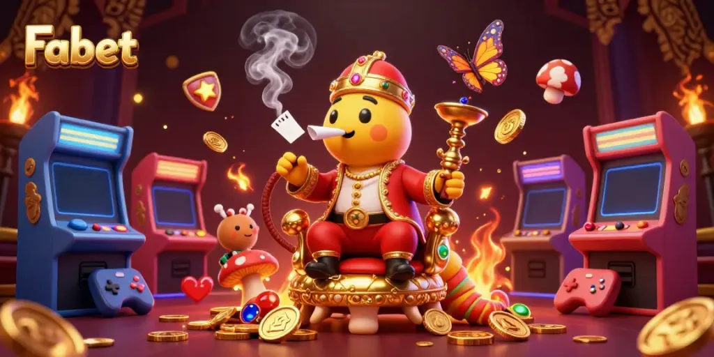 Experience thrilling gameplay with Fa bet; vibrant 3D casino scene full of gaming excitement.