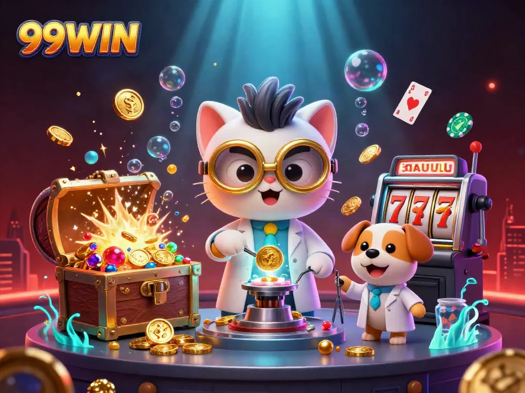 Engage in thrilling gameplay at 99WIN with dynamic slots and lively casino elements.
