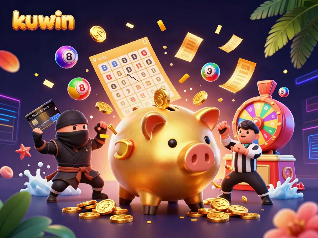 Experience thrilling gaming action at kuwin with a dynamic scene featuring iconic characters and exciting game elements.