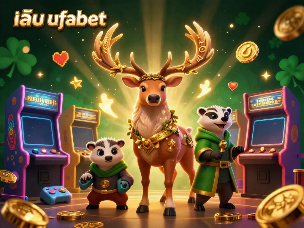 Experience thrilling casino adventures with เล่น ufabet, featuring vibrant characters and exciting game elements.