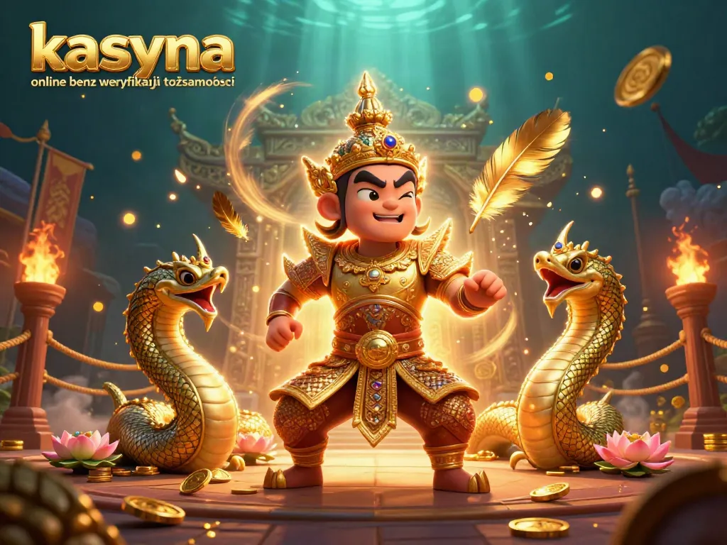 Engage with kasyna online bez weryfikacji tożsamości in an immersive, detailed casino scene featuring Naga companions and a guardian.