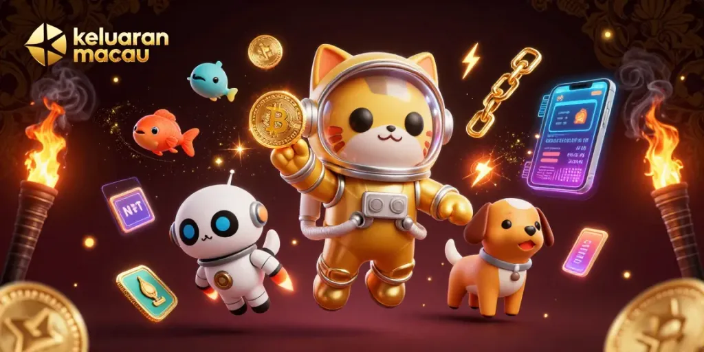 Keluaran macau: Lihat gambar 3D menarik dari kucing astronot dan anjing robot di kasino luar angkasa
