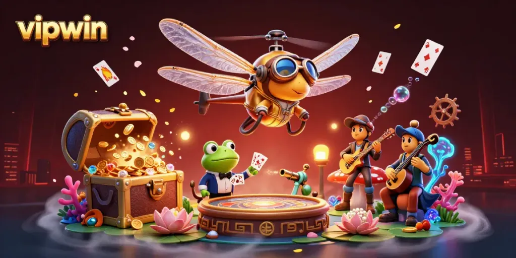 Experience thrilling action at vipwin casino with vivid characters and rich gaming elements.