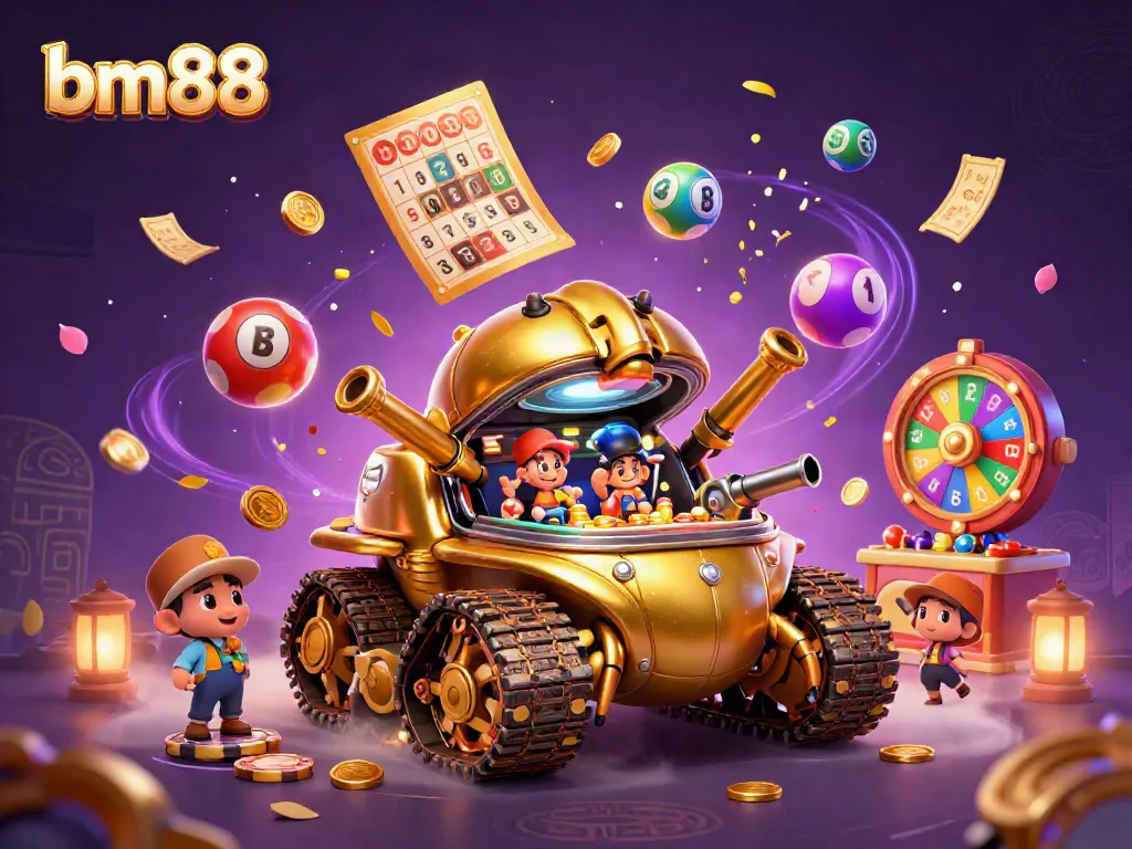 Experience the colorful excitement of bm88 with casino-themed fun and dynamic actions.