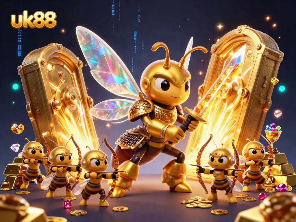 Experience uk88's vibrant gaming world where fortune awaits among dazzling treasures.