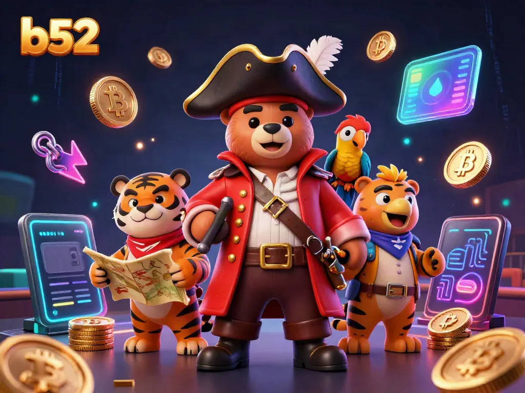 Engage with thrilling casino adventures featuring b52's vibrant digital treasures and playful characters.