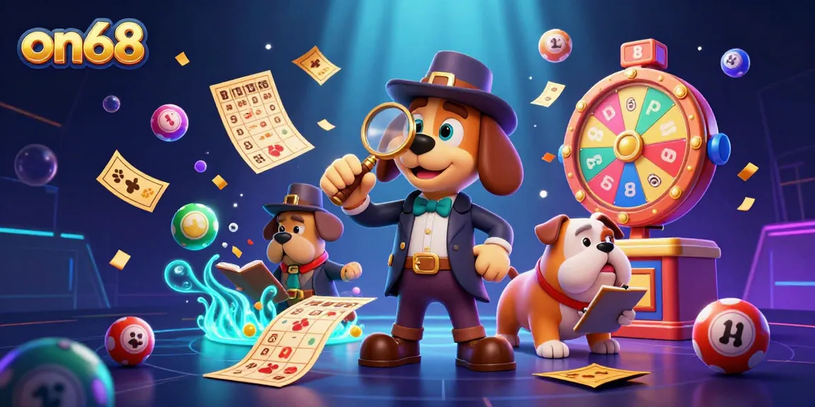Join the excitement with on68 as a detective uncovering treasures in a vibrant casino scene.
