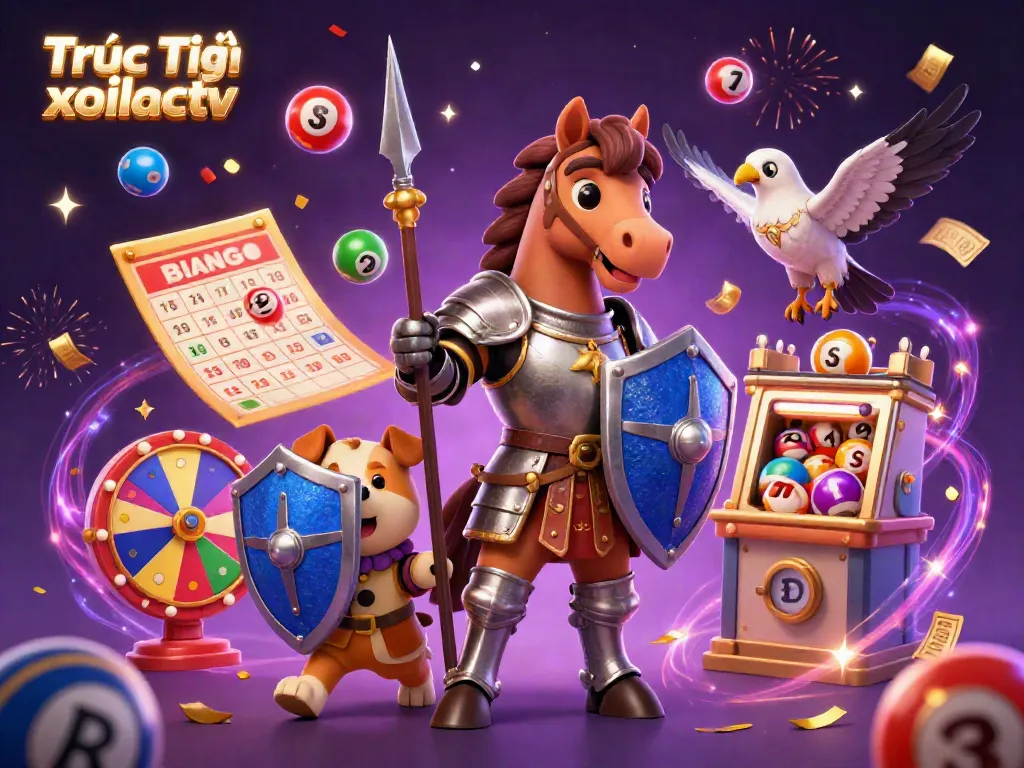Experience the thrill of live betting action at Trực Tiếp xoilactv, where colorful elements and dynamic games unite for excitement.