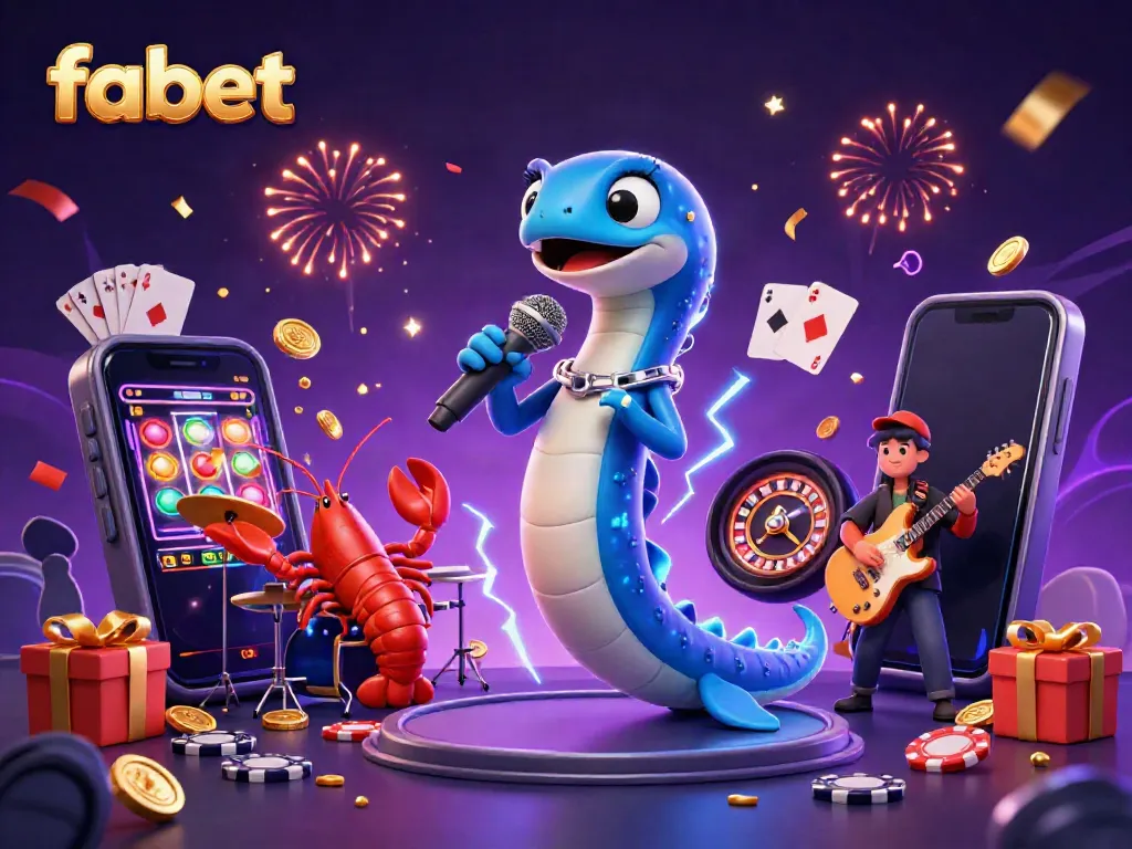 Experience fabet with lively casino characters, vibrant slot games, and exciting underwater scenes.