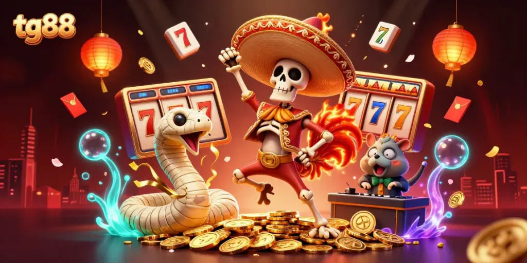 Engage in thrilling jackpots with tg88 at this vibrant casino scene full of excitement.