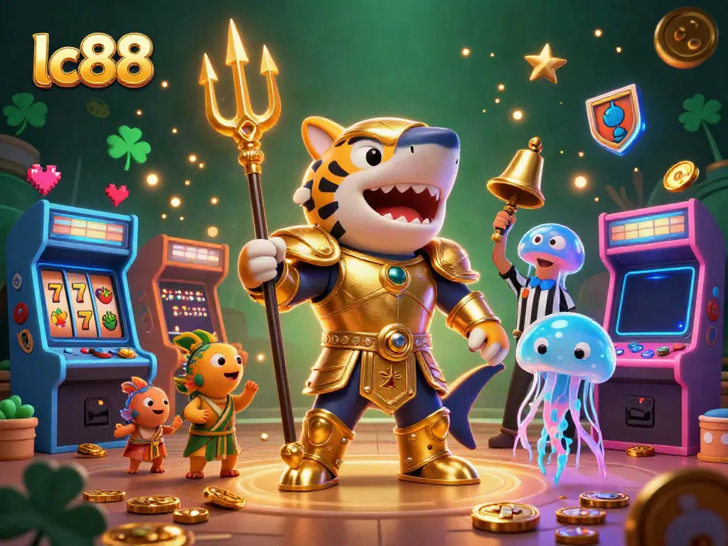 Engage with exhilarating lc88 casino gaming in an underwater arena with dynamic characters and vibrant elements.