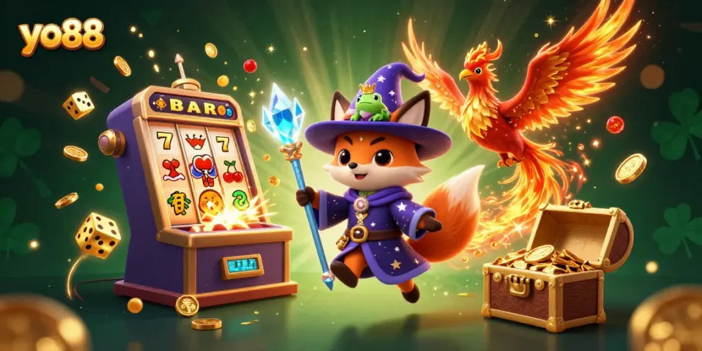 Experience thrilling jackpots and vibrant slots with yo88 in this enchanting casino realm.