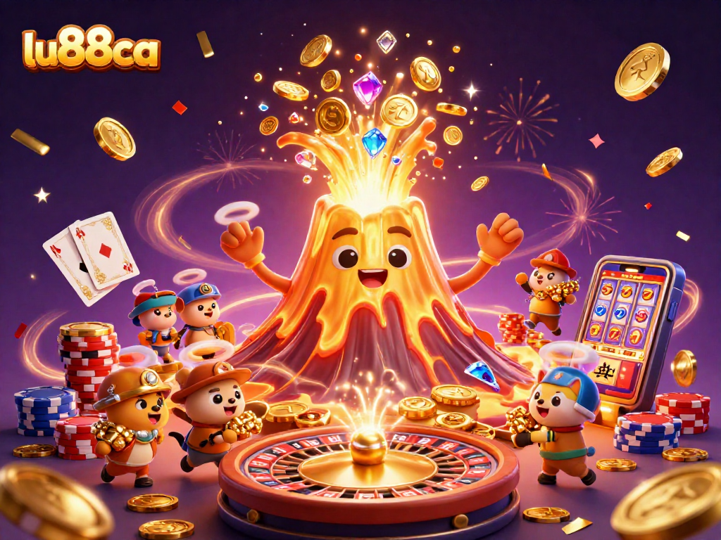 Experience thrilling wins at lu88ca with a vibrant casino scene filled with treasures