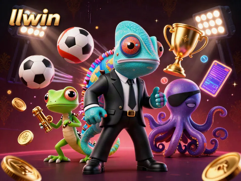 Experience dynamic gaming action with llwin featuring vibrant characters in a lively casino scene.