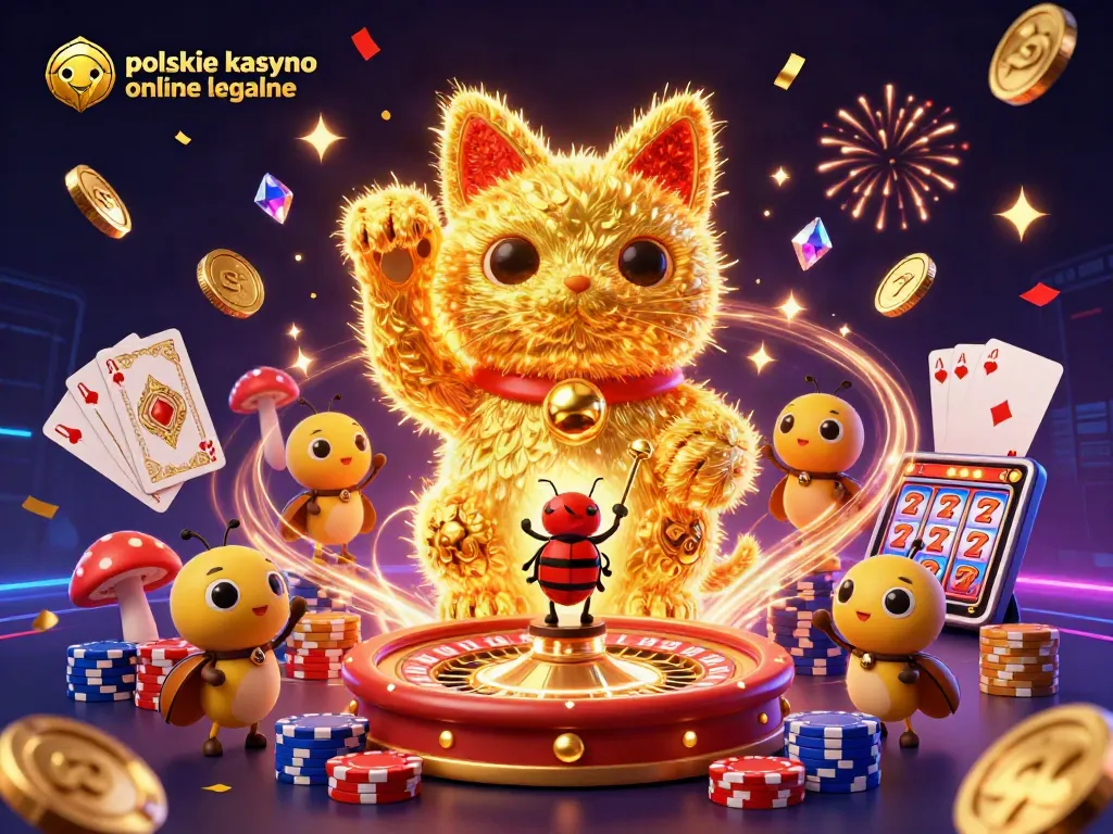 Experience polskie kasyno online legalne as a lucky cat brings casino excitement to life with vibrant colors and dynamic elements.